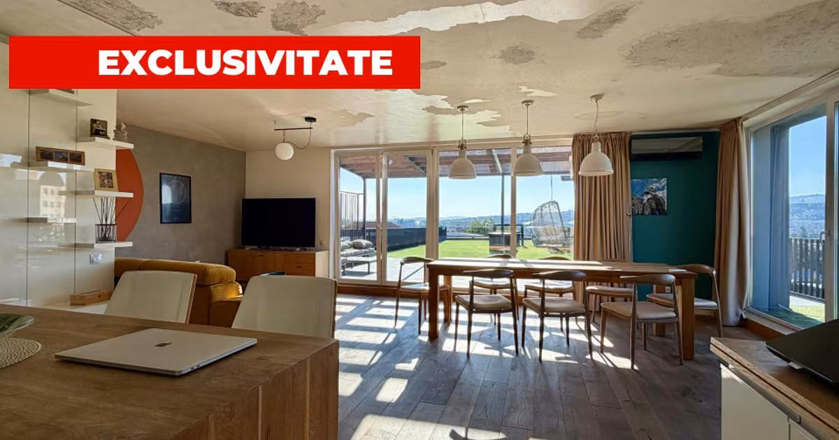 Penthouse de vânzare cu 3 camere, mobilat în zona Grigorescu, Cluj-Napoca