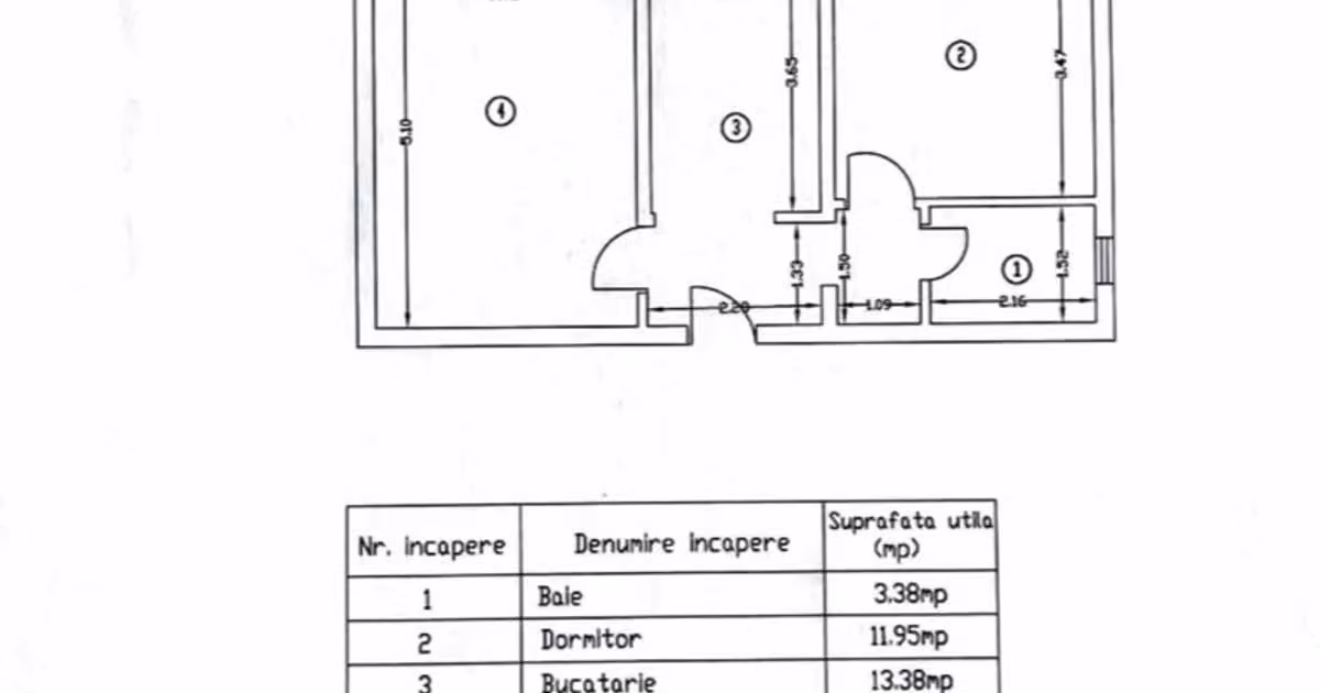 Apartament de vânzare cu 2 camere în zona Vest - Lamâița, Ploiești