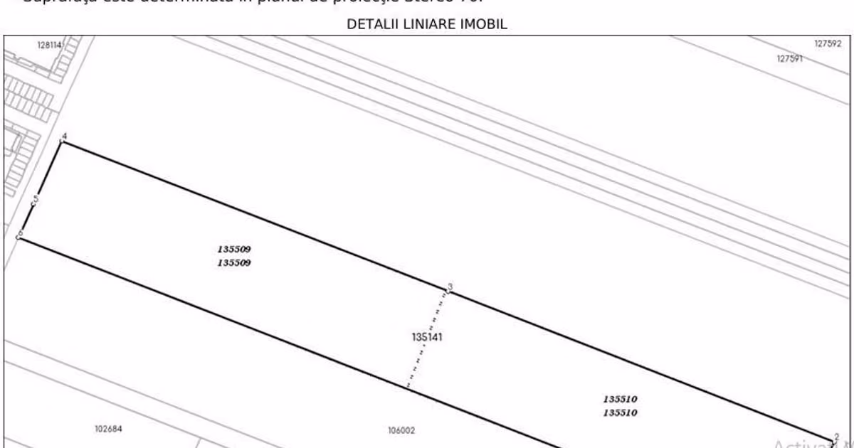 Teren Construcții intravilan de vânzare de 11494 mp, în Popești-Leordeni