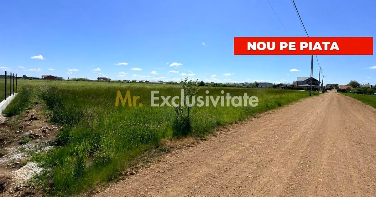 Teren Construcții intravilan de vânzare de 500 mp, în Bradu