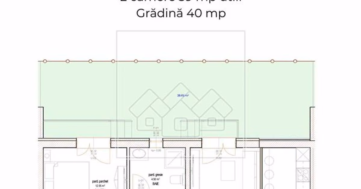 Apartament de vânzare cu 2 camere în zona Hipodrom 4, Sibiu