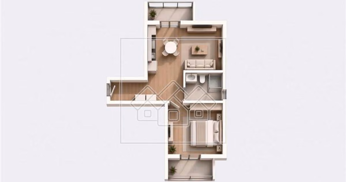 Apartament de vânzare cu 2 camere în zona Hipodrom 4, Sibiu