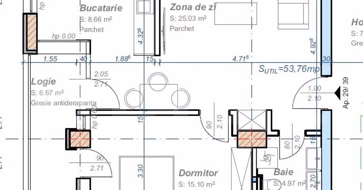 Apartament de vânzare cu 2 camere în zona Aradului, Timișoara