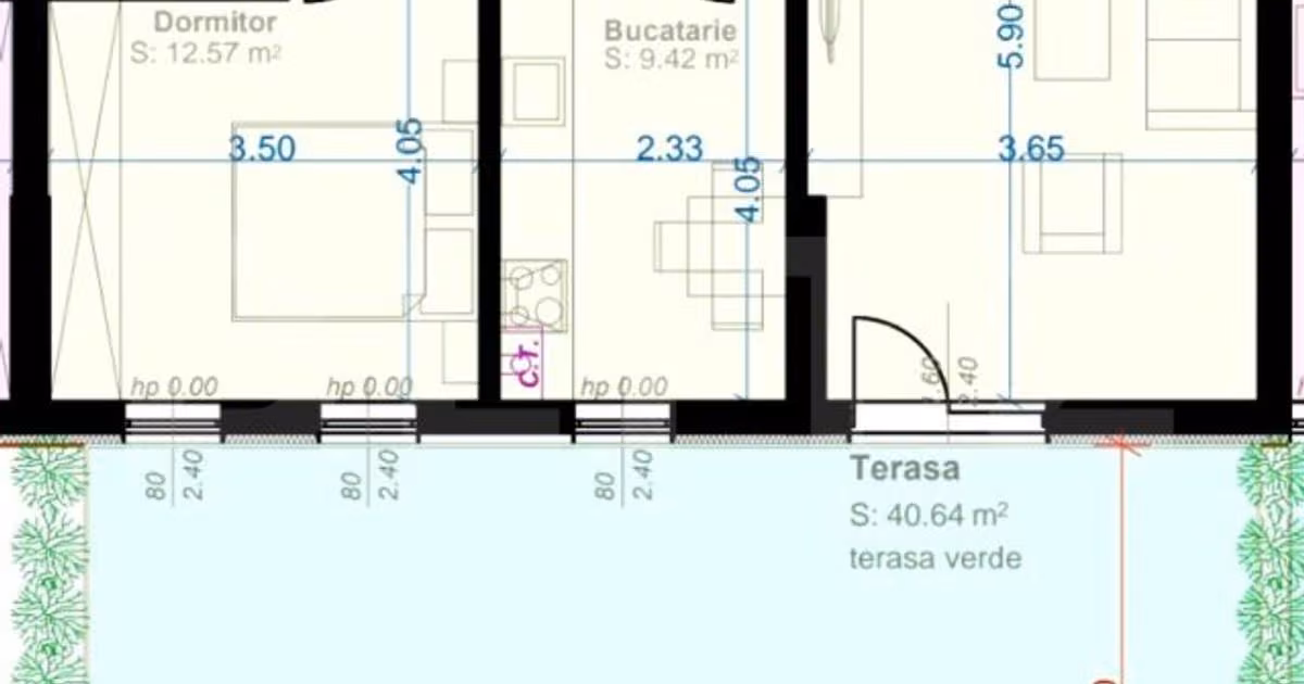 Apartament de vânzare cu 2 camere în zona Aradului, Timișoara