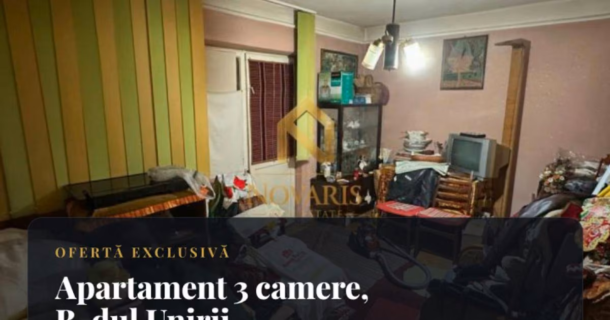 Apartament de vânzare cu 3 camere în zona Central, Focșani
