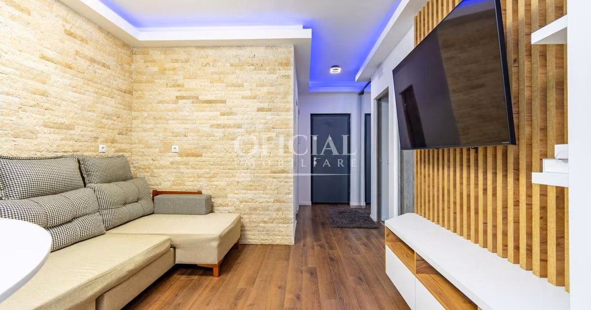 Apartament de vânzare cu 2 camere, mobilat în Florești