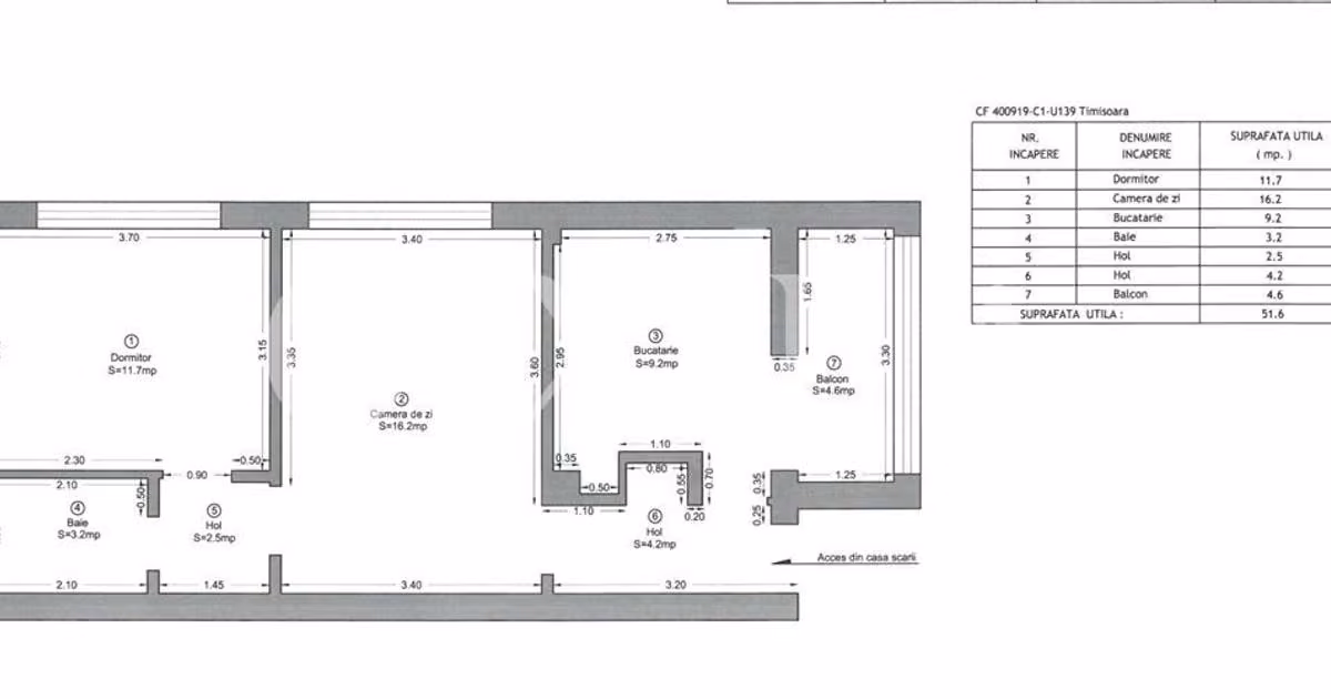 Apartament de vânzare cu 3 camere, mobilat în zona Central, Timișoara