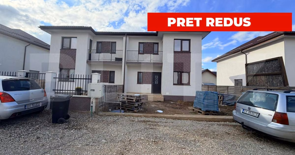 Duplex de vânzare cu 4 camere în Tărlungeni