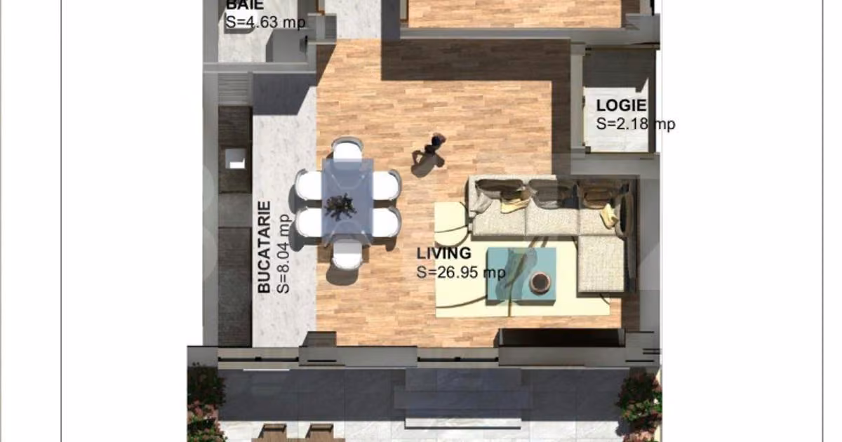 Apartament de vânzare cu 2 camere în zona Torontalului, Timișoara