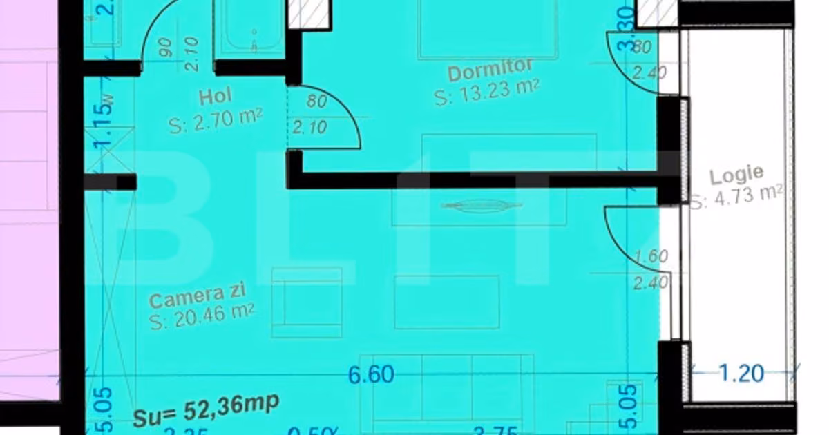 Apartament de vânzare cu 2 camere în zona Aradului, Timișoara