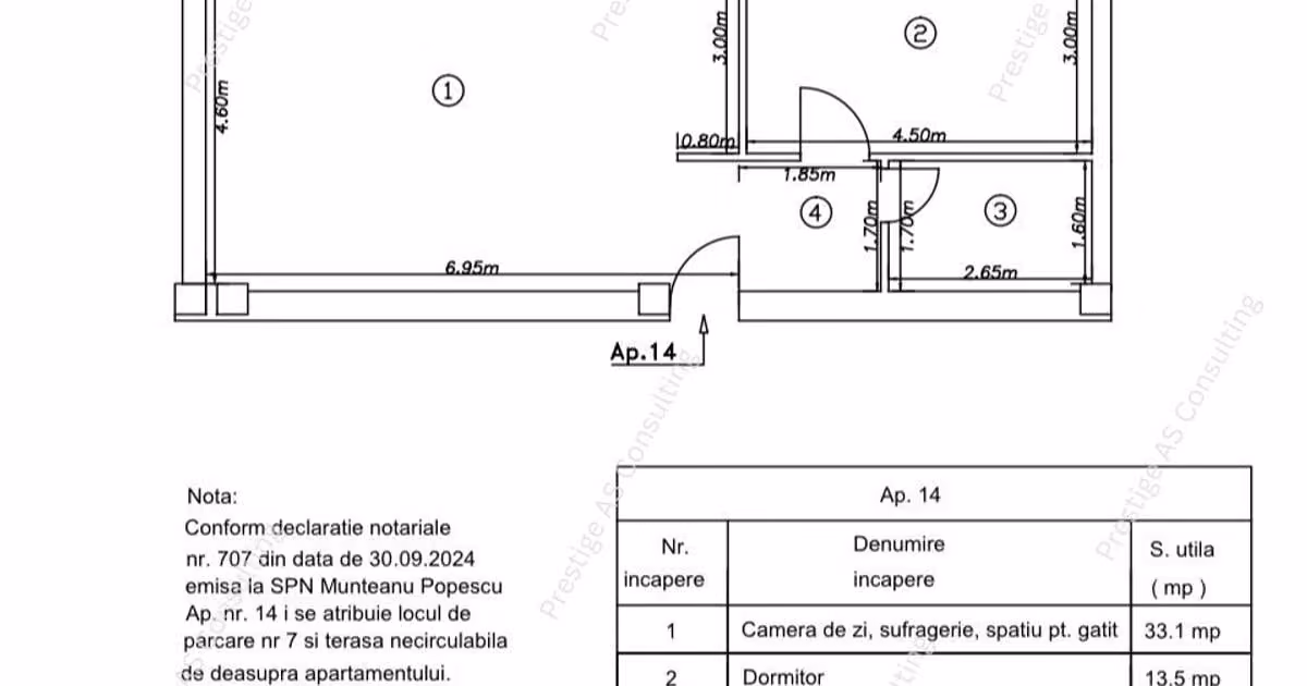 Apartament de vânzare cu 2 camere în zona Mircea cel Bătrân, Timișoara