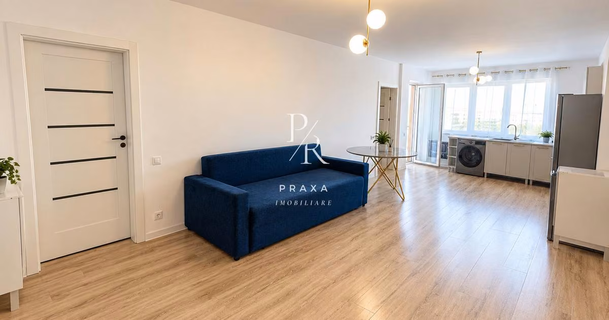 Apartament de vânzare cu 2 camere, mobilat în Florești