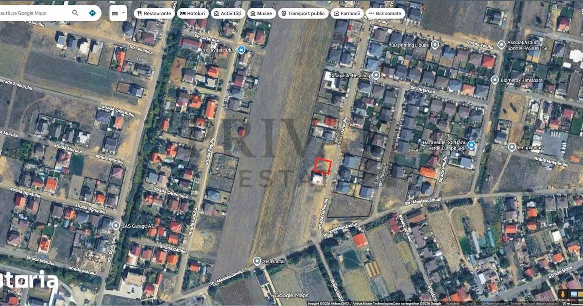Teren Construcții intravilan de vânzare de 668 mp, în Moșnița Veche