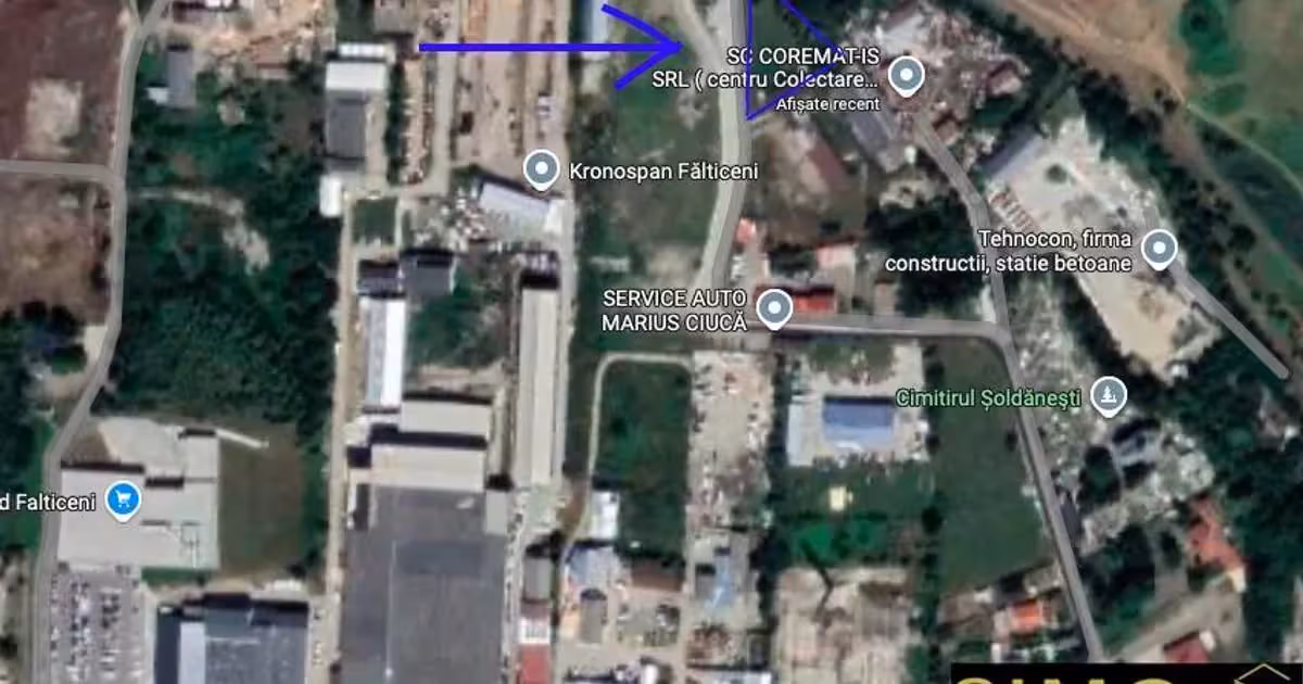 Teren Construcții intravilan de vânzare de 1400 mp, în Fălticeni