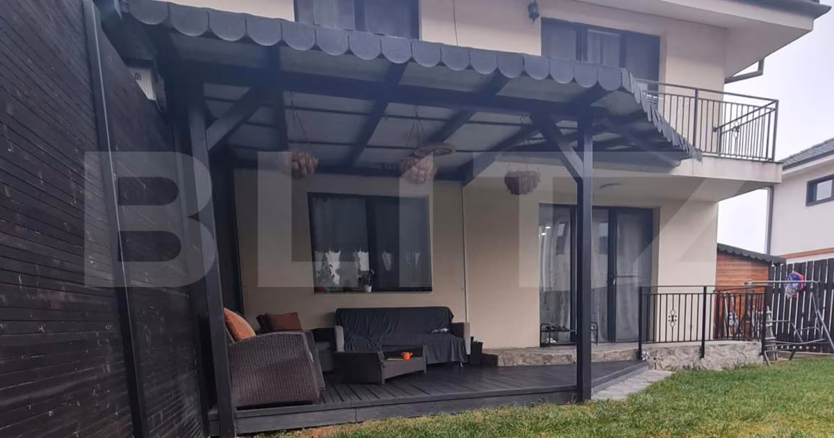 Duplex de vânzare cu 5 camere, mobilat în Florești