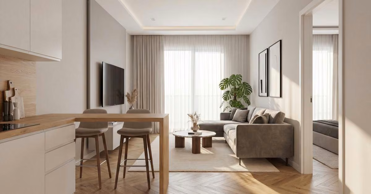 Apartament de vânzare cu 2 camere în Chiajna