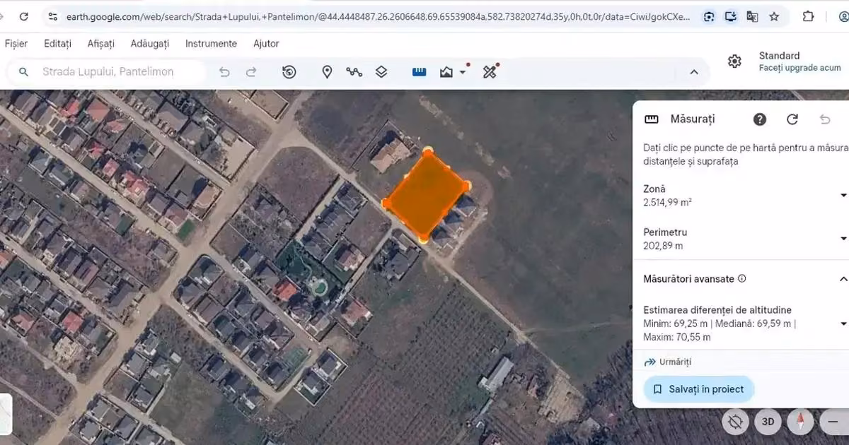Teren intravilan de vânzare de 2500 mp, în Pantelimon
