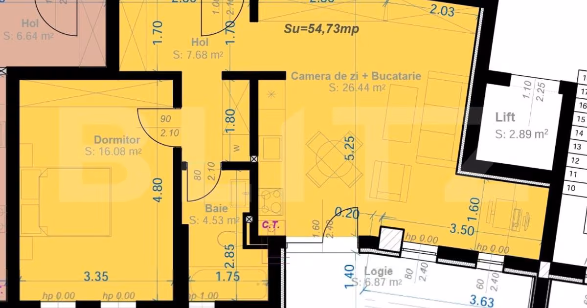 Apartament de vânzare cu 2 camere în zona Aradului, Timișoara
