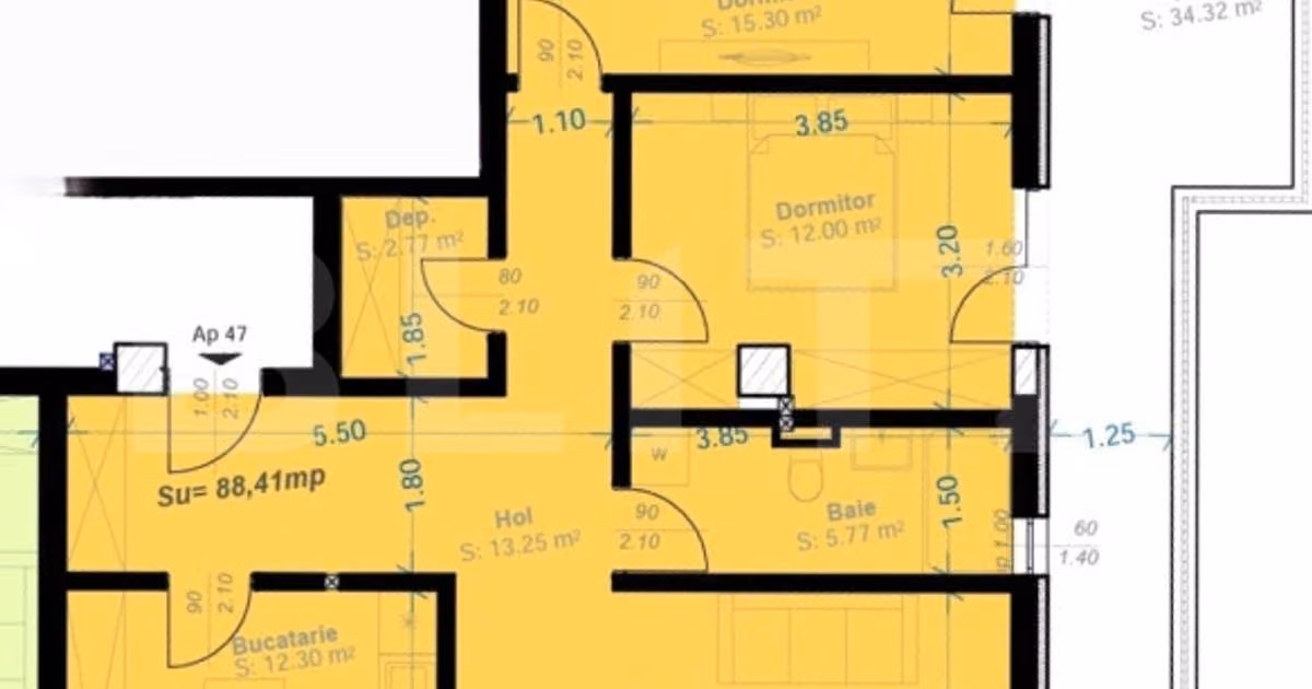 Apartament de vânzare cu 3 camere în zona Aradului, Timișoara