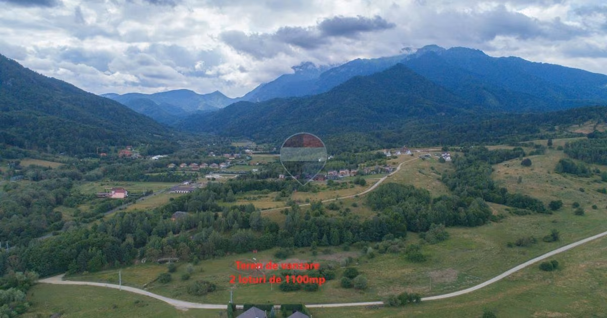Teren agricol extravilan de vânzare de 1100 mp, în Râșnov