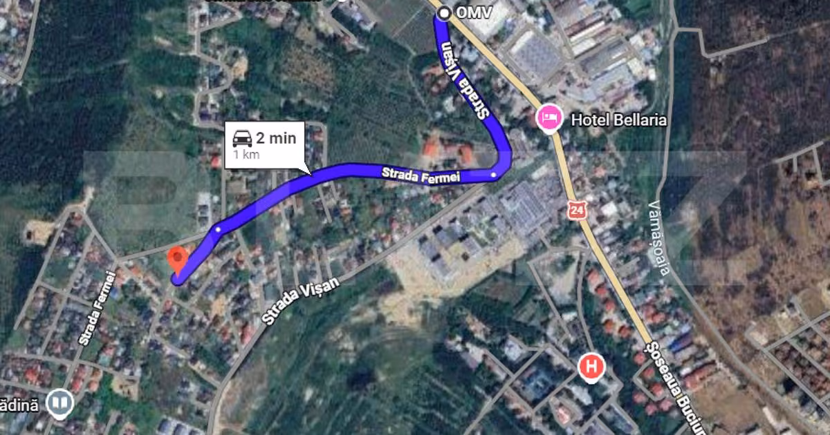 Teren Construcții intravilan de vânzare de 900 mp, în zona Bucium, Iași