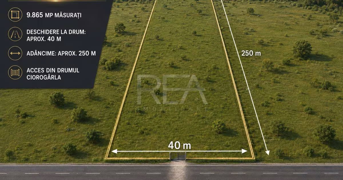 Teren Construcții intravilan de vânzare de 10000 mp, în zona Păcii, Sector 6