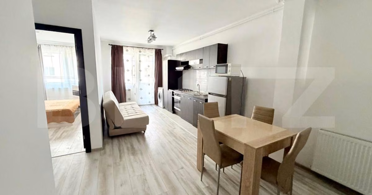 Apartament de vânzare cu 2 camere, mobilat în Florești