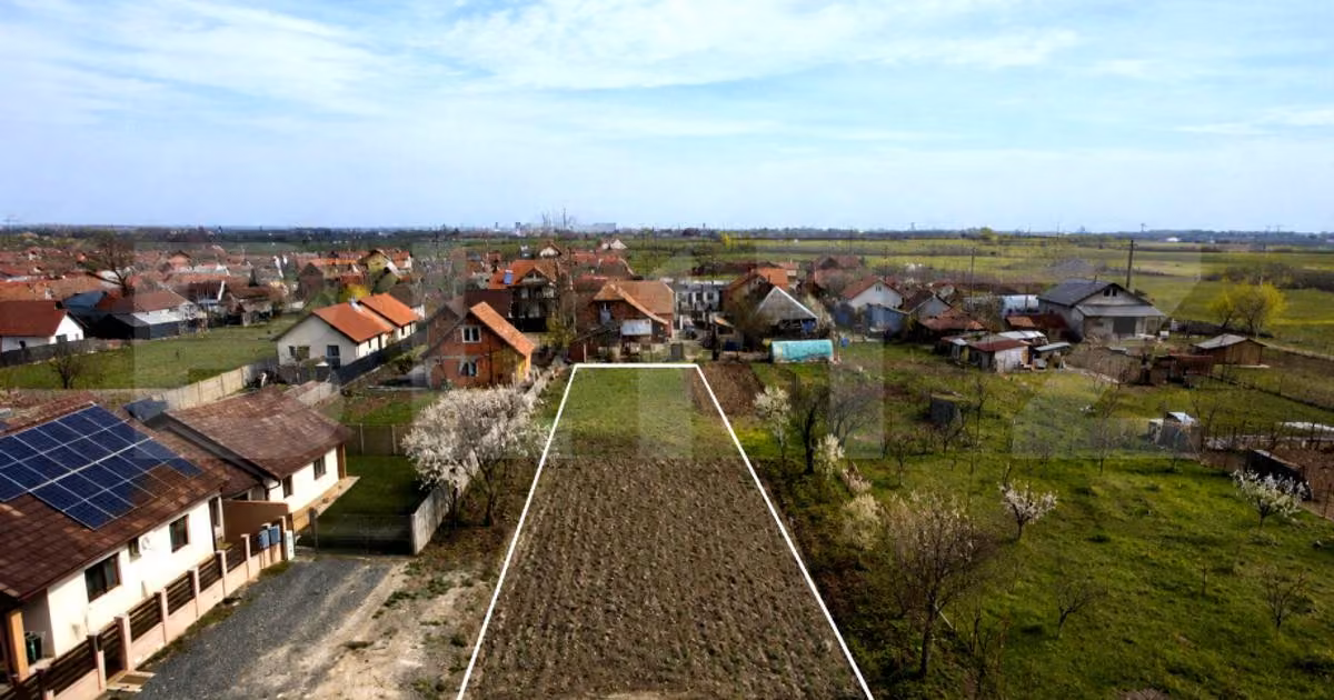 Teren Construcții intravilan de vânzare de 680 mp, în zona Exterior Vest, Timișoara