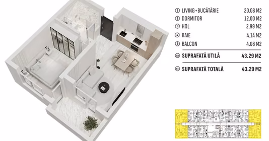 Apartament Militari