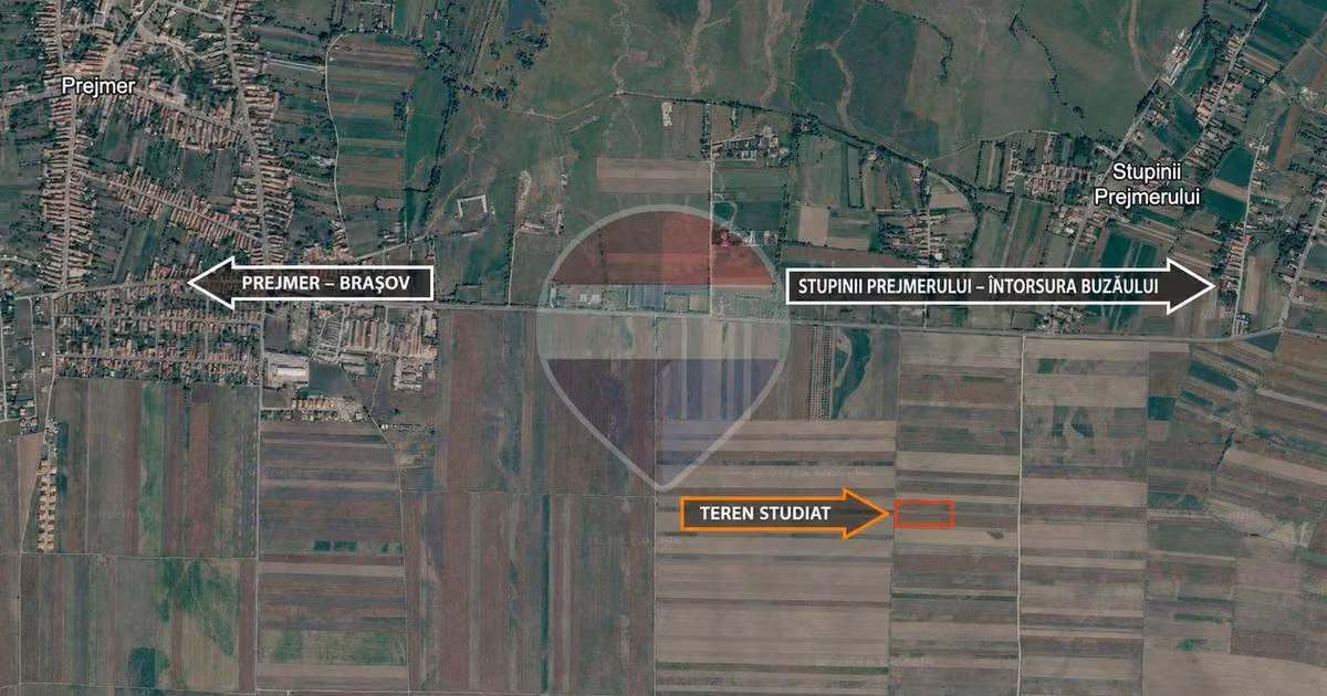 Teren agricol extravilan de vânzare de 14750 mp, în Prejmer