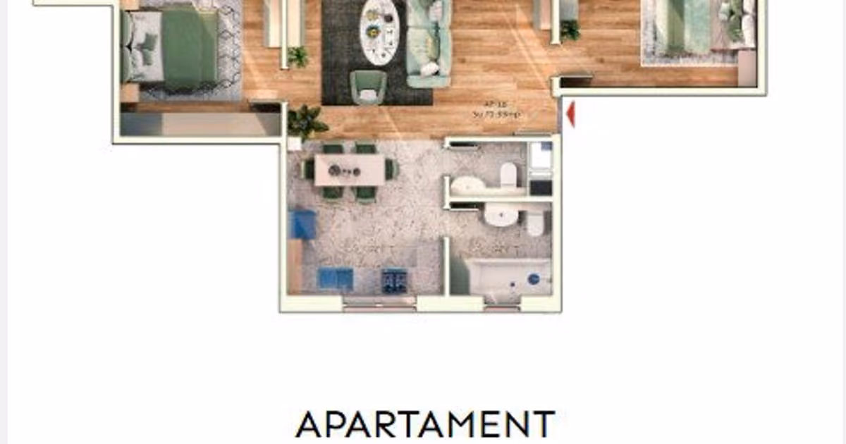 Apartament de vânzare cu 3 camere în zona Mărăști, Cluj-Napoca
