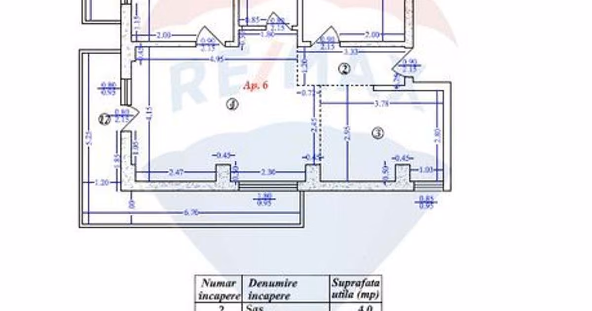 Apartament de vânzare cu 3 camere în Chitila