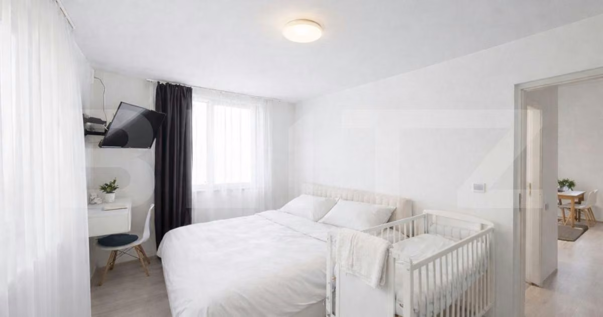 Apartament de vânzare cu 2 camere, mobilat în Florești