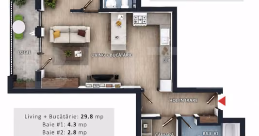 Apartament Florești