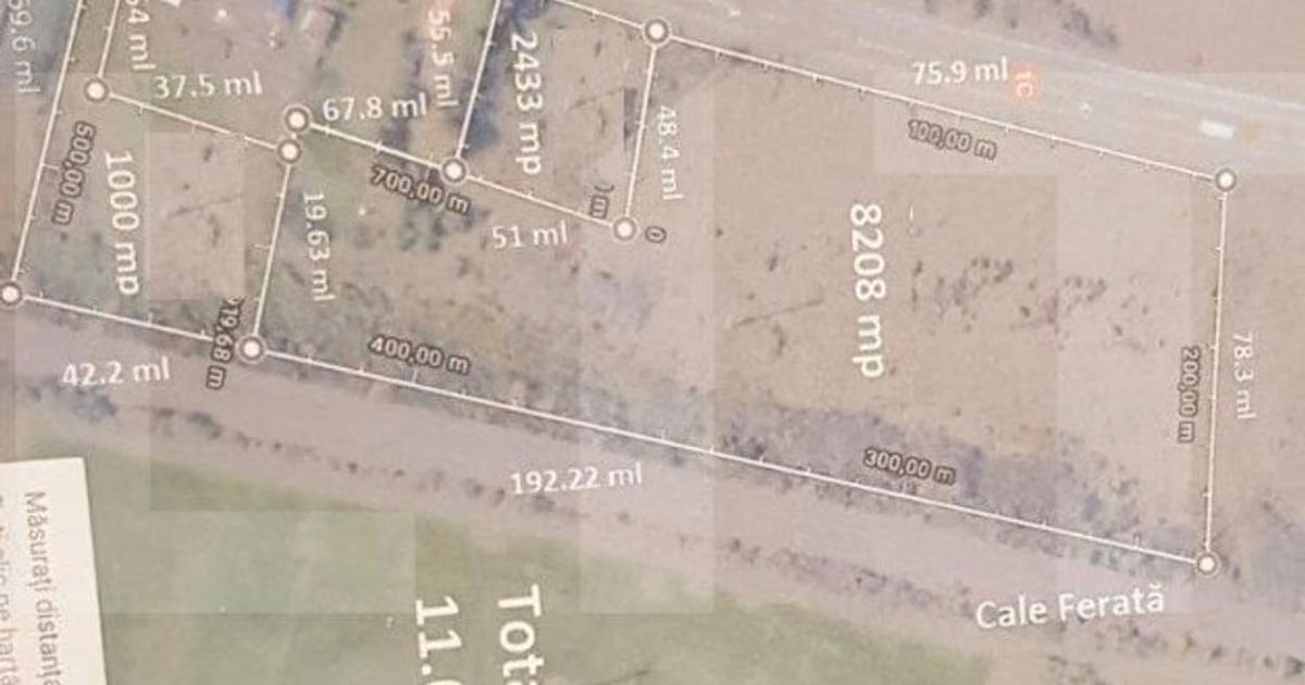 Teren Construcții intravilan de vânzare de 11641 mp, în zona Exterior Est, Cluj-Napoca