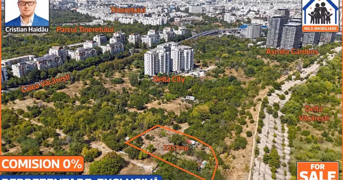 Teren intravilan de vânzare în zona Tineretului, Sector 4