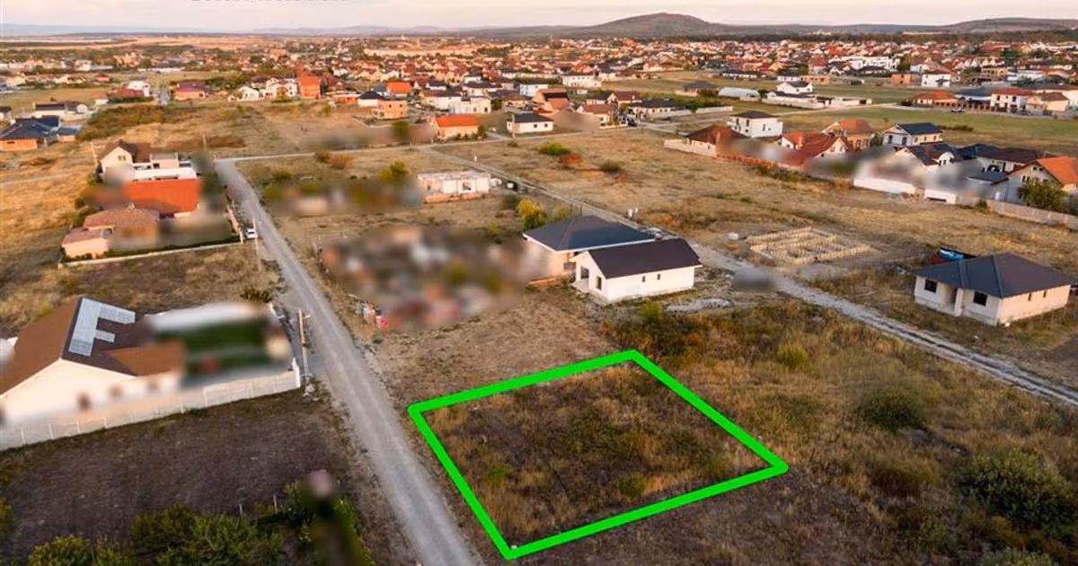 Teren Construcții intravilan de vânzare de 519 mp, în Cihei