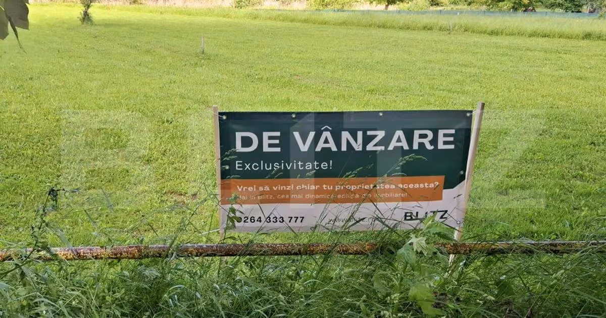 Teren Construcții intravilan de vânzare de 2200 mp, în zona Sopor, Cluj-Napoca