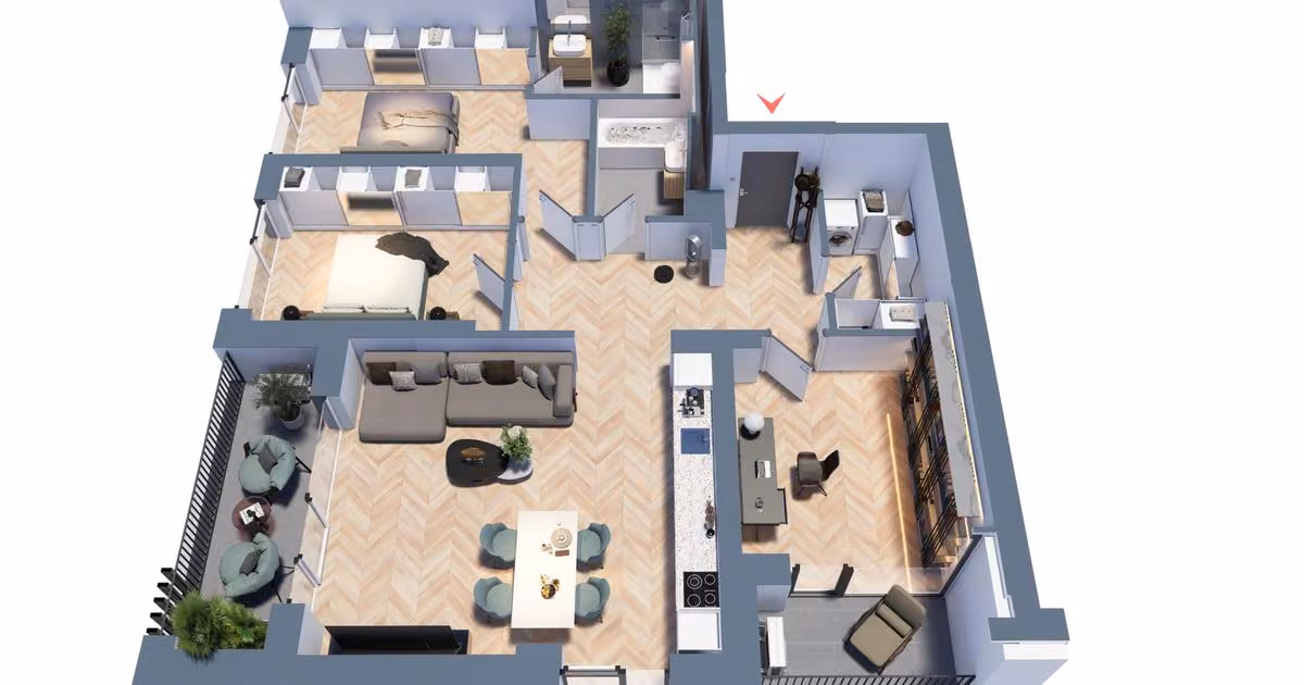 Apartament de vânzare cu 4 camere în zona Torontalului, Timișoara