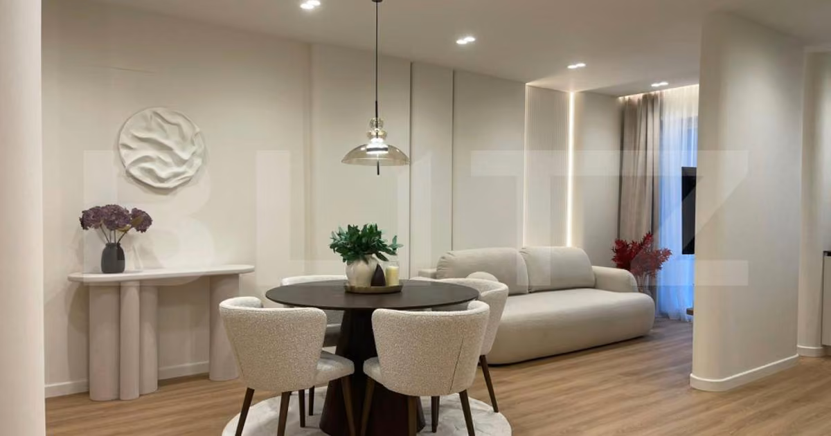 Apartament de vânzare cu 2 camere, mobilat în Florești