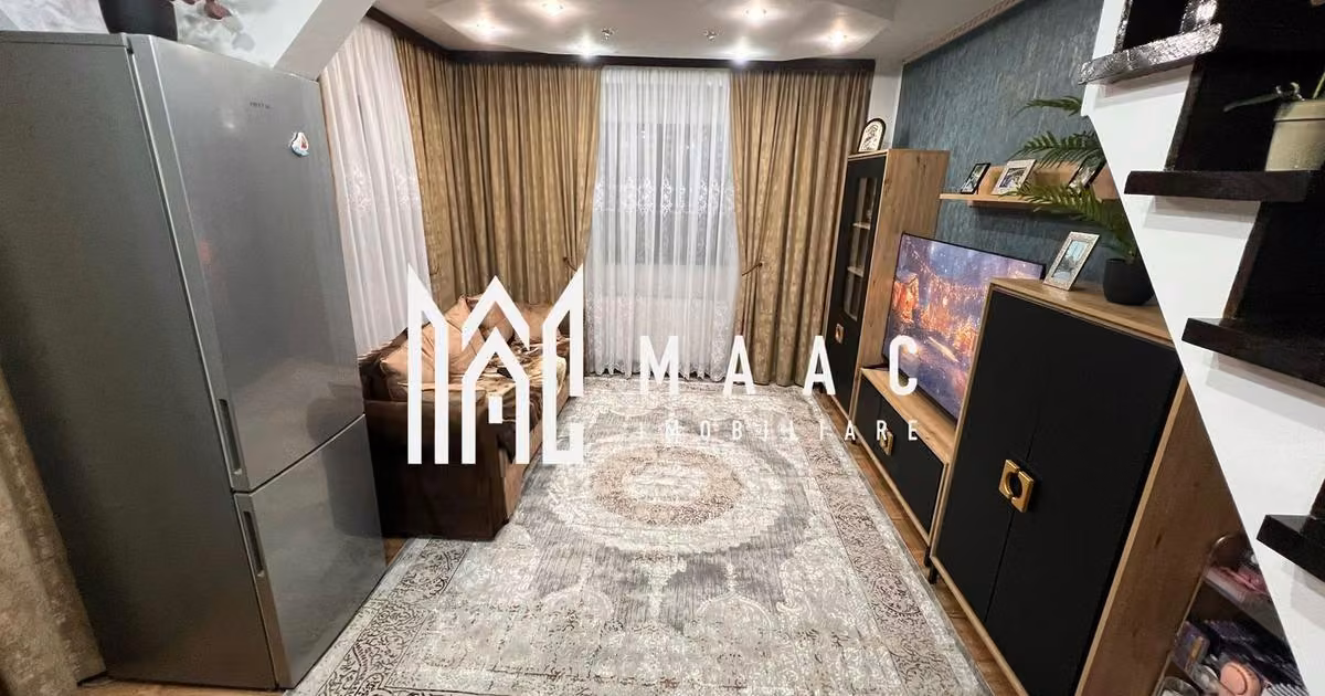 Apartament de vânzare cu 3 camere, mobilat în zona Hipodrom 2, Sibiu
