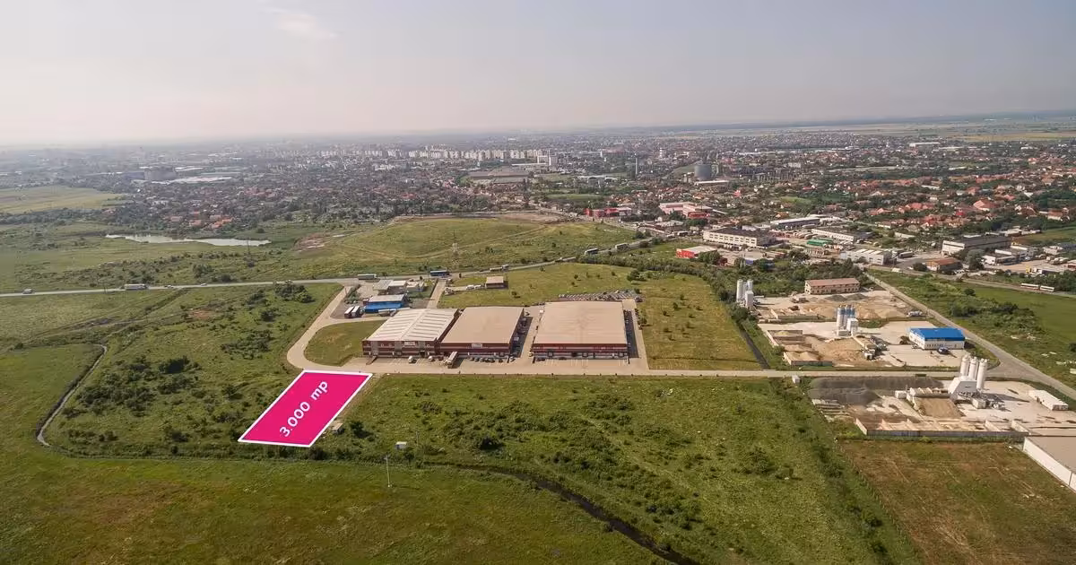 Teren Construcții intravilan de vânzare de 3000 mp, în zona Nord, Arad
