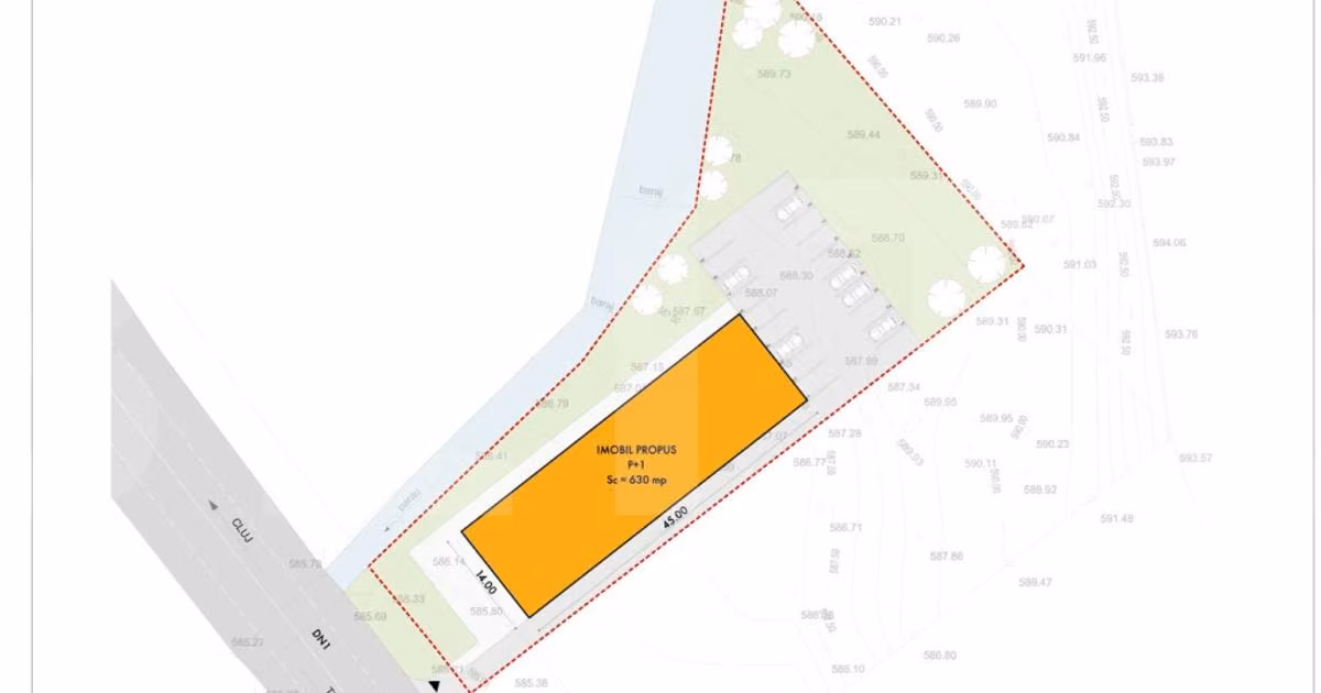 Teren Construcții intravilan de vânzare de 2721 mp, în zona Exterior Sud, Cluj-Napoca