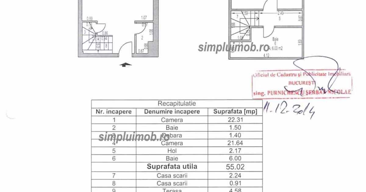 Apartament de vânzare cu 2 camere, mobilat în zona Dristor, Sector 3