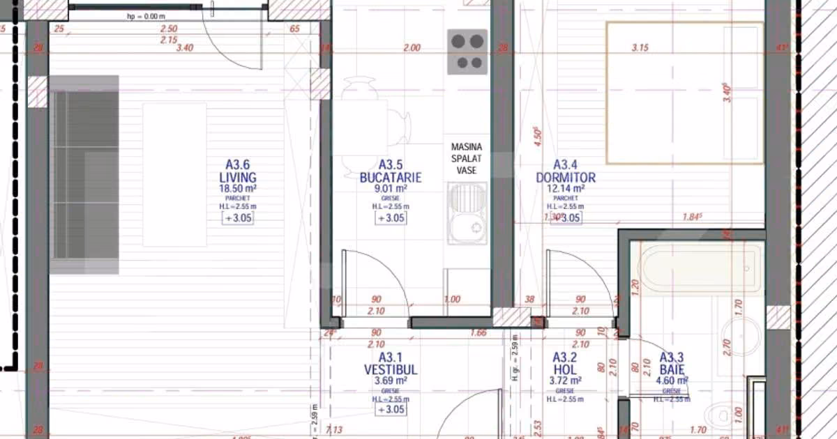Apartament de vânzare cu 2 camere în zona Mehala, Timișoara