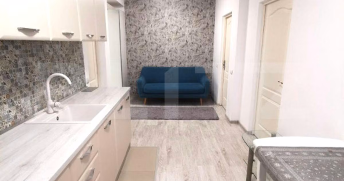 Apartament de vânzare cu 2 camere, mobilat în Florești