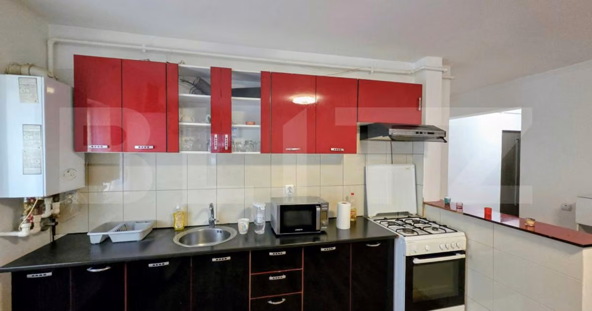 Apartament de vânzare cu 2 camere, mobilat în Florești