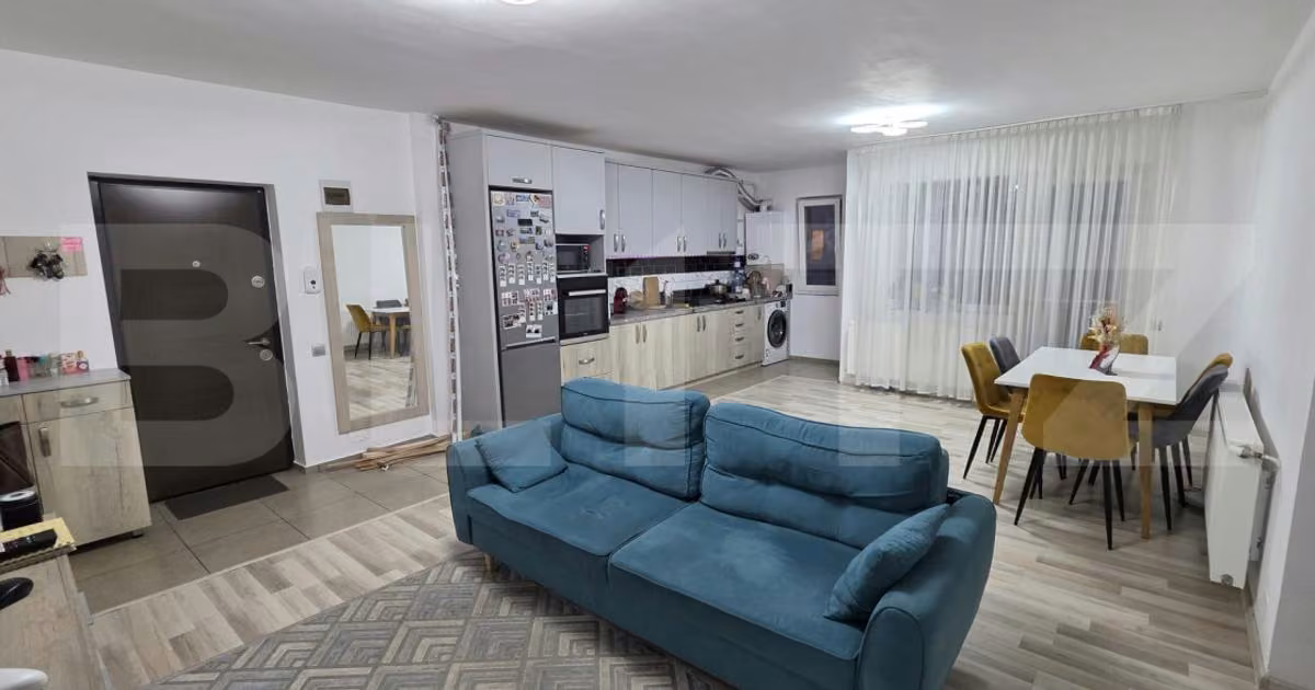 Apartament de vânzare cu 2 camere, mobilat în Florești