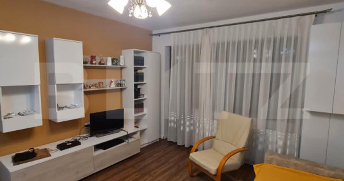 Apartament de vânzare cu 2 camere, mobilat în Florești