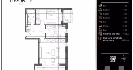 Apartament Centrul Civic